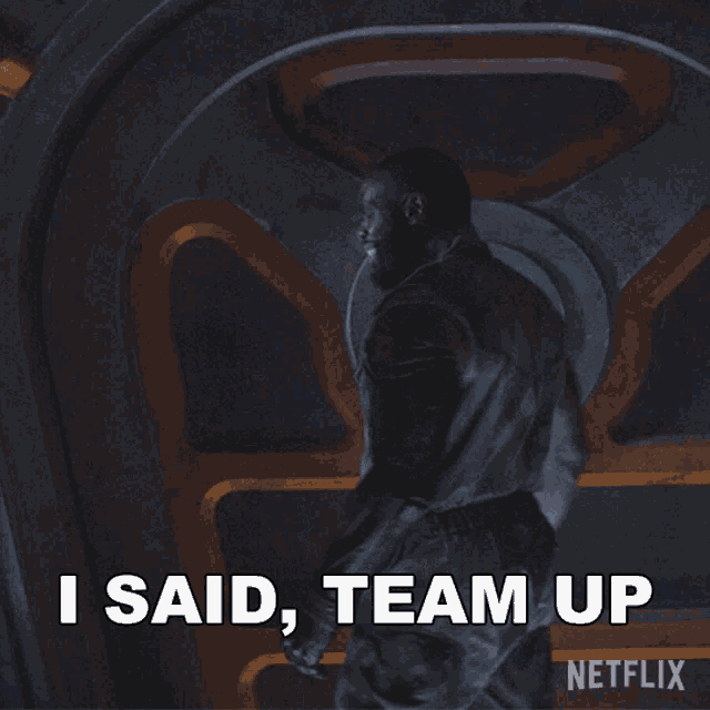 I Said Team Up Jet Black GIF