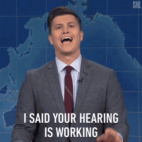 I Said Your Hearing Is Working Thumbs Up GIF