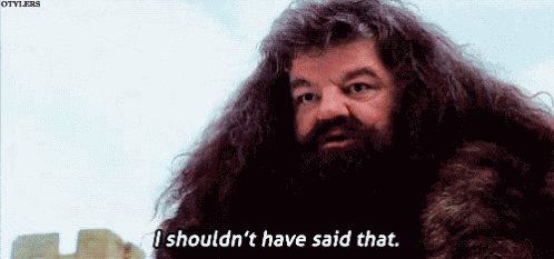 I Shouldn'T Have Said That GIF