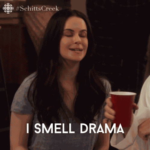 I Smell Drama Stevie GIF