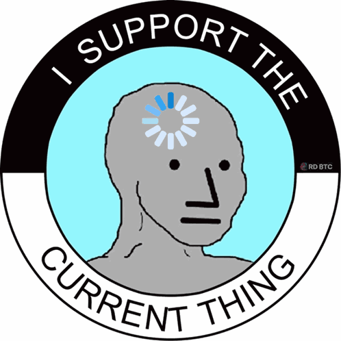 I Support The Current Thing Npc GIF