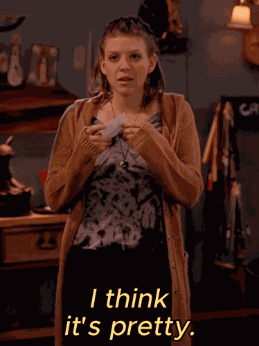 I Think It'S Pretty Tara Maclay GIF