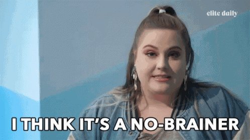 I Think No Brainer GIF