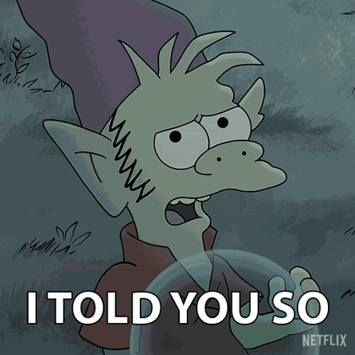 I Told You So Elfo GIF