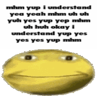 I Understand Mhm Yup Sticker