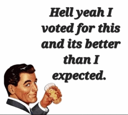 I Voted Whiskey Meme