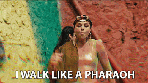 I Walk Like A Pharaoh Jahan Yousaf GIF