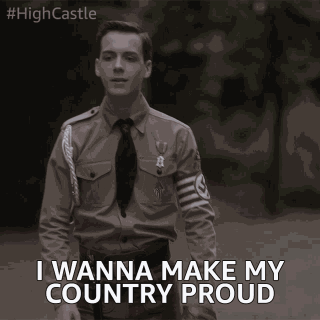 I Wanna Make My Country Proud Soldier GIF