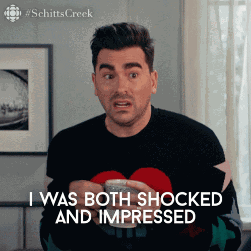 I Was Both Shocked And Impressed Dan Levy GIF
