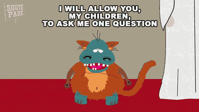 I Will Allow You To Ask Me One Question God GIF
