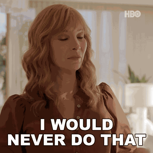 I Would Never Do That Valerie Cherish GIF