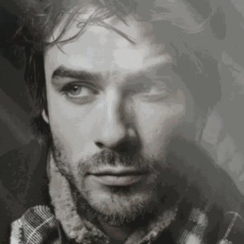 Ian Somerhalder Side Look GIF