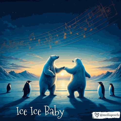 Ice Ice Baby Penguins GIF