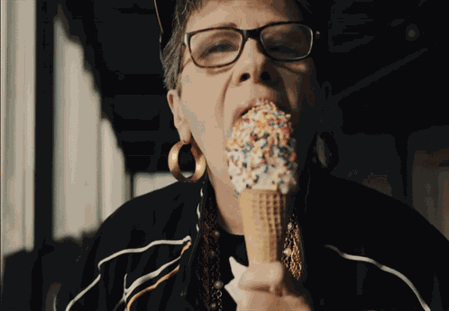 Icecream Grandma GIF
