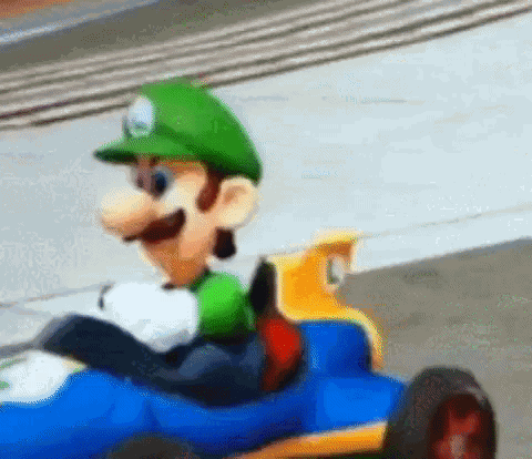 Iconic Luigi Side Eye GIF