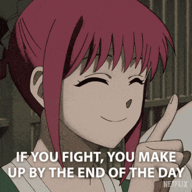 If You Fight You Make Up By The End Of The Day Lu Shaotang GIF