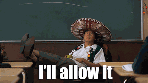 I'Ll Allow It GIF