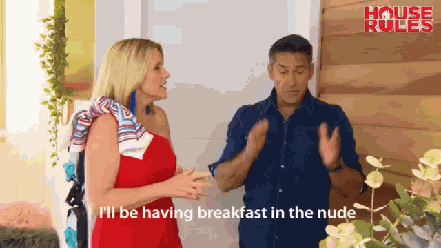 Ill Be Having Breakfast In The Nude Explaining GIF