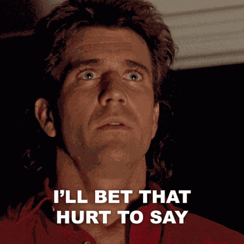I'Ll Bet That Hurt To Say Martin Riggs GIF