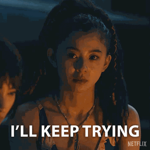 I'Ll Keep Trying Hikari Kuina GIF