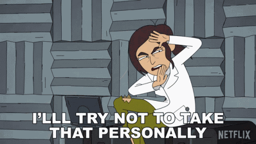Ill Try Not To Take That Personally Reagan GIF