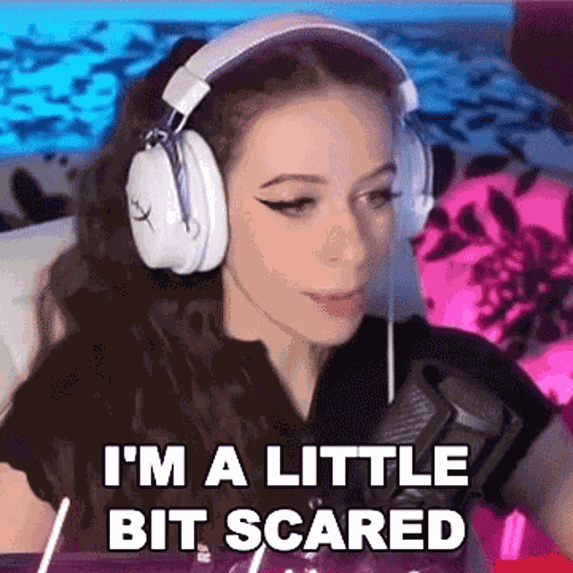 Im A Little Bit Scared Hannah GIF