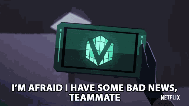 Im Afraid I Have Some Bad News Teammate GIF