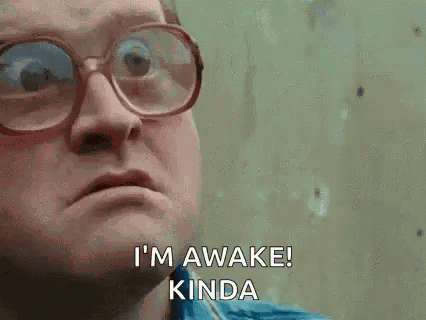 Im Awake Blink GIF