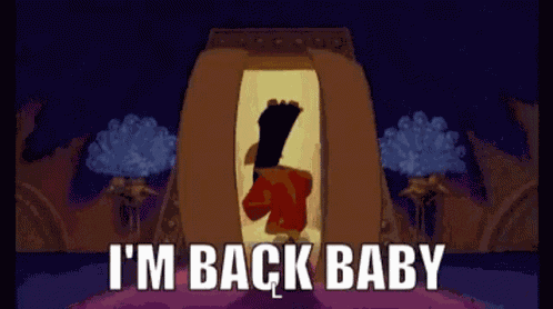 Im Back Baby Kuzco GIF