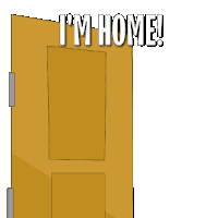 Im Back Im Home Sticker