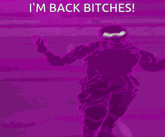I'M Back GIF