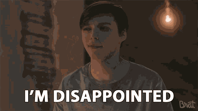 Im Disappointed Upset GIF