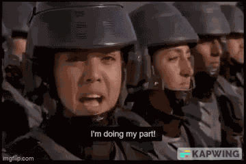 I'M Doing My Part GIF