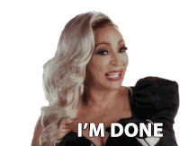 Im Done Karen Huger Sticker