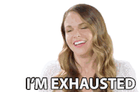 Im Exhausted Sleepy Sticker