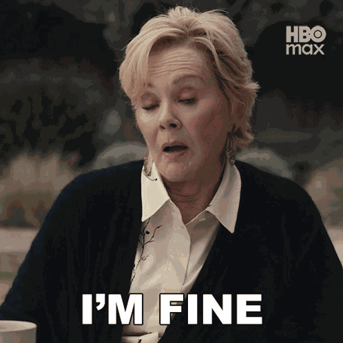 I'M Fine Deborah Vance GIF