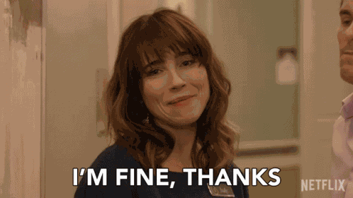 Im Fine Thanks Judy Hale GIF
