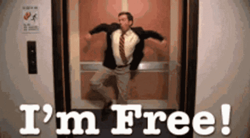 Im Free Excited GIF