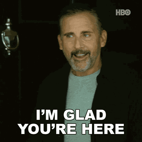 I'M Glad You'Re Here Greg Russo GIF