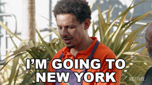 Im Going To New York Chris Carey GIF