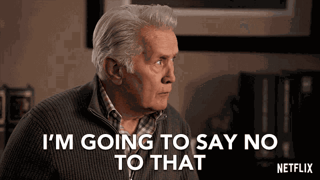 Im Going To Say No To That Sam Waterson GIF