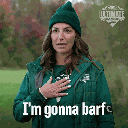 I'M Gonna Barf Sandra Wendland GIF