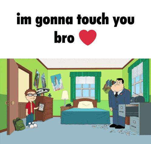 Im Gonna Touch You American Dad GIF