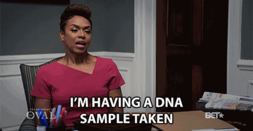 Im Having A Dna Sample Taken Gillian White GIF