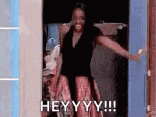 Im Here Hey Girl GIF