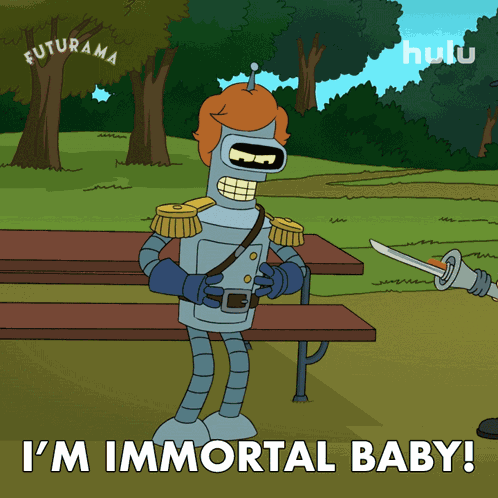 I'M Immortal Baby Bender GIF