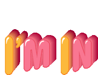 Im In Count Me In Sticker