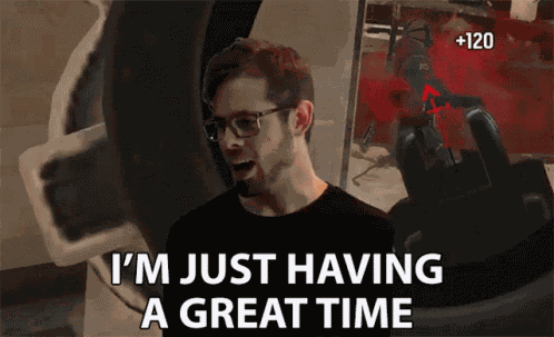 Im Just Having A Great Time Enjoy GIF