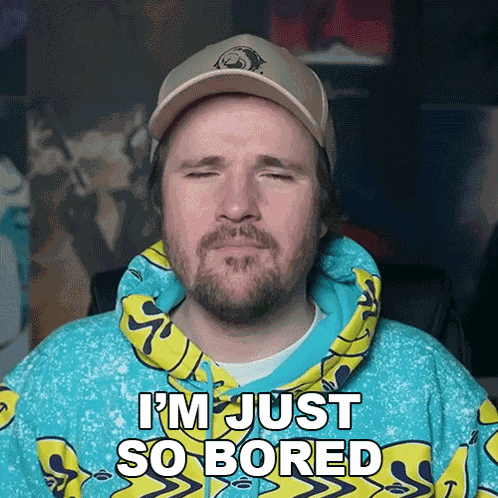 I'M Just So Bored Elvis The Alien GIF