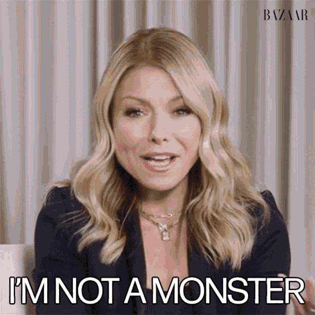 Im Not A Monster Kelly Ripa GIF